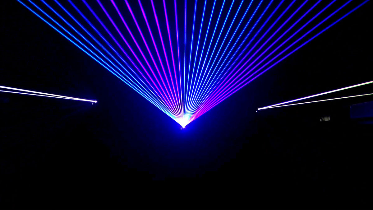 RGB Showlaser Club-2000FD Ausgabebild