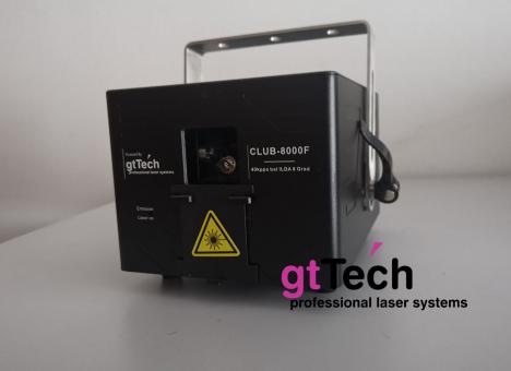 8W Club-8000F 40k RGB ILDA Showlaser 