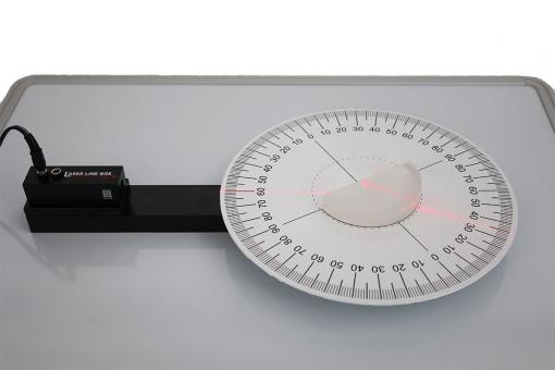 Hartl-Optikscheibe + rote Laserlinienbox 