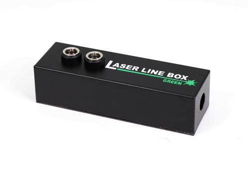 Laserline Box, grün, mit Netzteil 
